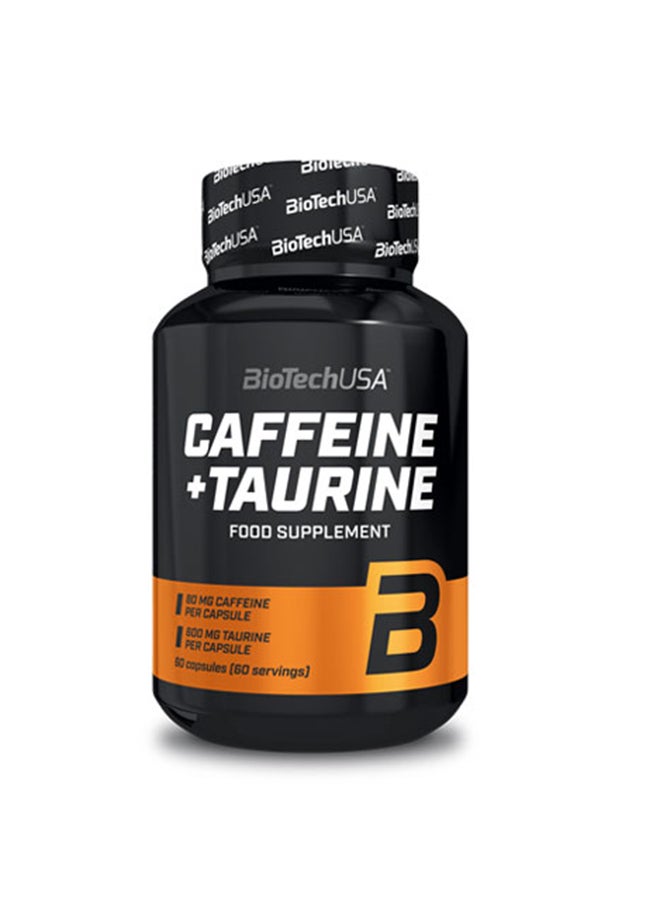 BioTech USA Caffeine With Taurine, 60 Capsules 