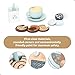 UMU Wooden Toy Coffee Maker for Kids  Pretend Play Kitchen Accessory for Toddlers  Role Play Espresso Machine Set  Montessori Toy for Ages 3 4 5 6 - Image 4