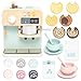 UMU Wooden Toy Coffee Maker for Kids  Pretend Play Kitchen Accessory for Toddlers  Role Play Espresso Machine Set  Montessori Toy for Ages 3 4 5 6 - Image 2
