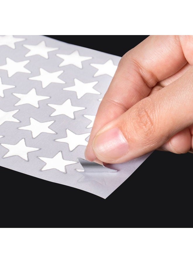 eBoot Star Stickers 1750 Count Self-Adhesive Stickers Stars (Silver) - Image 3