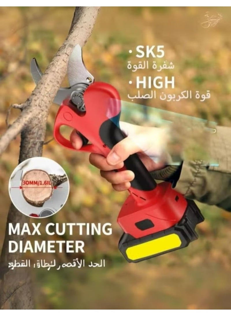 Denx Pruning Shears Electronic Pruner | 500W Rechargeable Battery Powered Tree and Plant Trimming and Cutting | DX2572 - Image 3