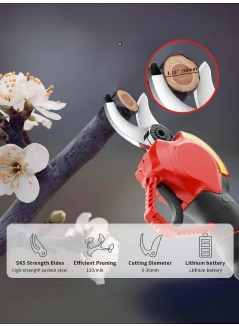 Denx Pruning Shears Electronic Pruner | 500W Rechargeable Battery Powered Tree and Plant Trimming and Cutting | DX2572 - Image 5