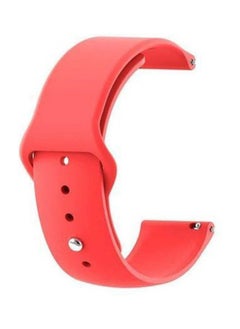 Silicone Watch Band For- Oraimo Watch 2 Pro OSW-32 -22mm Anti-Shatter Strap - RED