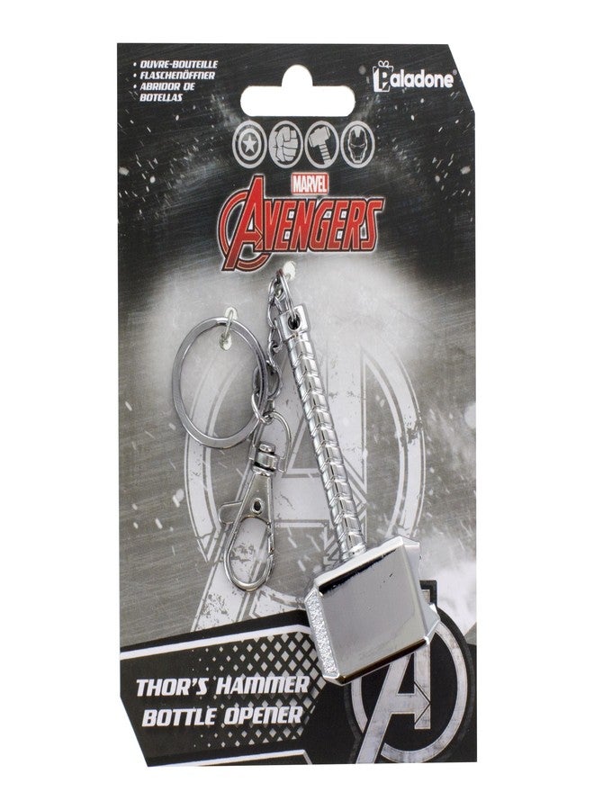 Paladone Thor's Hammer Bottle Opener Officially Licensed Avengers Marvel Keychain, Father's Gift for Movie Fans, Car Key Holder, Comic and Gaming Accessory | Paladone - Image 1