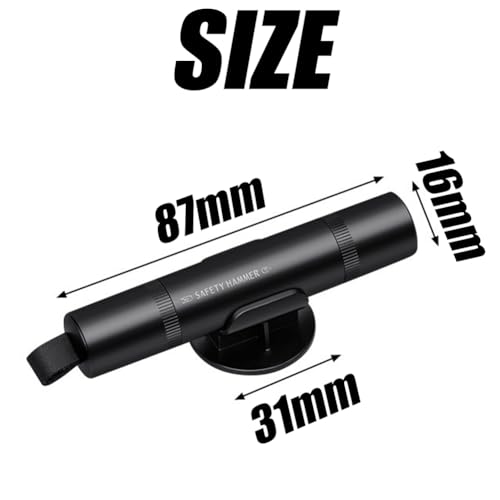 Hodaqe Car Safety Hammer Emergency Window Breaker & Seat Belt Cutter Aluminium Alloy Car Emergency Escape Tool - Image 3