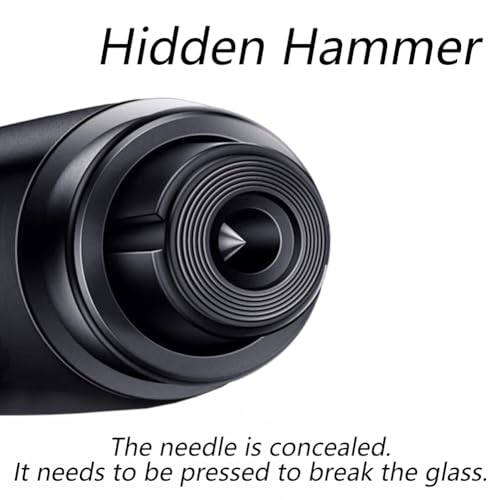 Hodaqe Car Safety Hammer Emergency Window Breaker & Seat Belt Cutter Aluminium Alloy Car Emergency Escape Tool - Image 2