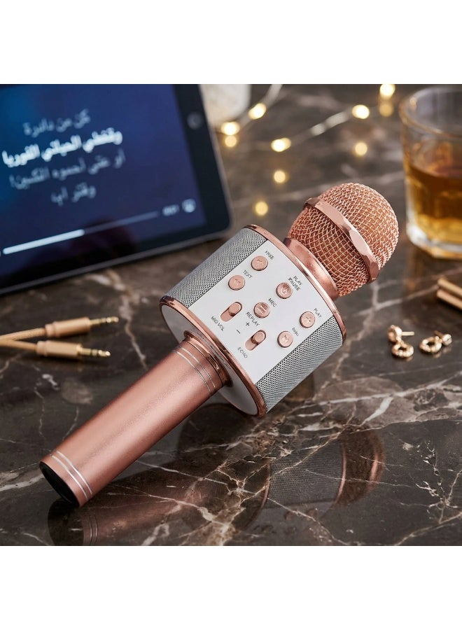 ميكروفون لاسلكي للغناء، ميكروفون كاريوكي ميكروفون كاريوكي بلوتوث ميكروفون للغناء للكبار والأطفال - Image 5
