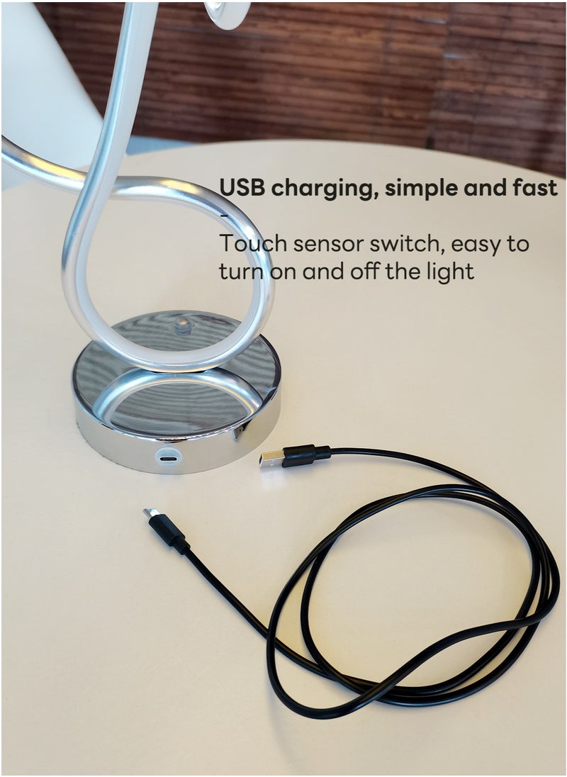 Onelight Creative LED Art Table Lamp Desktop Night Light Iron Lamp  - Image 4