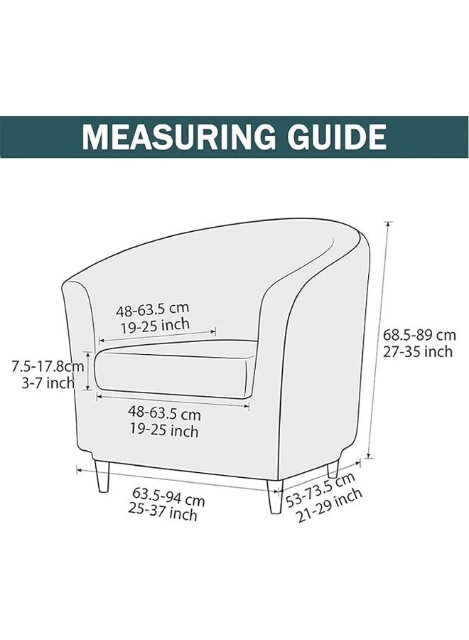 general Velvet Club Cover, Elastic Club Sofa Cover, Soft and Removable Cover, Elastic Bottom, Protective Cover for Household Furniture (incl. 1 Cushion Cover) - Image 5