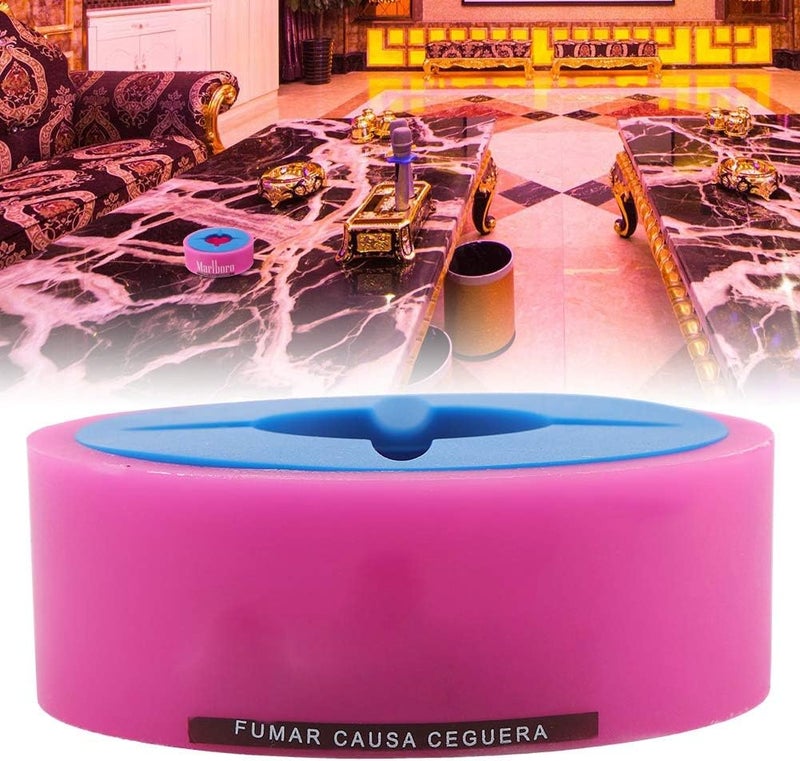 cheekyglo Silicone Ashtrays, Portable Cute Ashtray Smoker Accessories for Home Office Decoration, 3.3 x 1.2in - Image 4