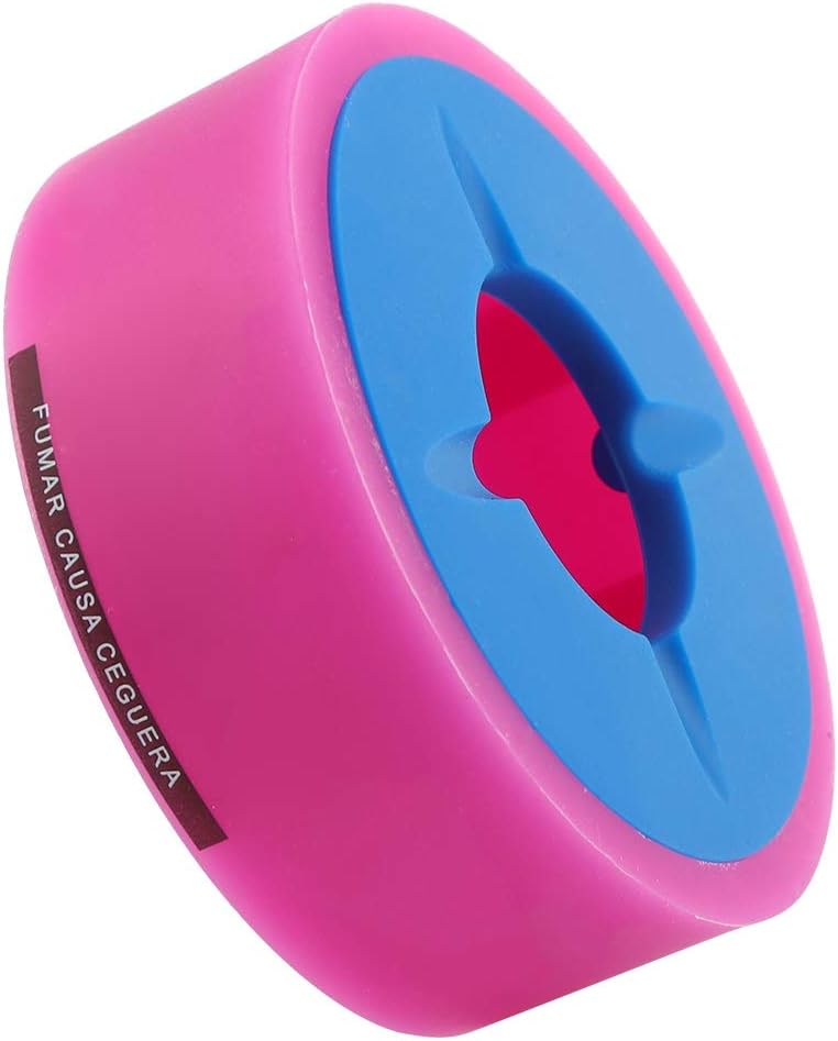 cheekyglo Silicone Ashtrays, Portable Cute Ashtray Smoker Accessories for Home Office Decoration, 3.3 x 1.2in - Image 5