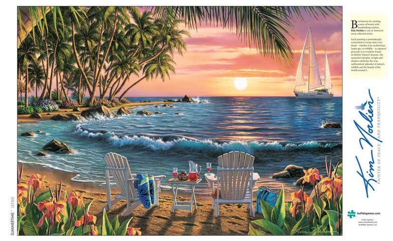 Buffalo Games - Kim Norlien - Summertime - 500 Piece Jigsaw Puzzle For Adults -Challenging Puzzle Perfect for Game Nights - Finished Size is 21.25 x 15.00 - Image 5