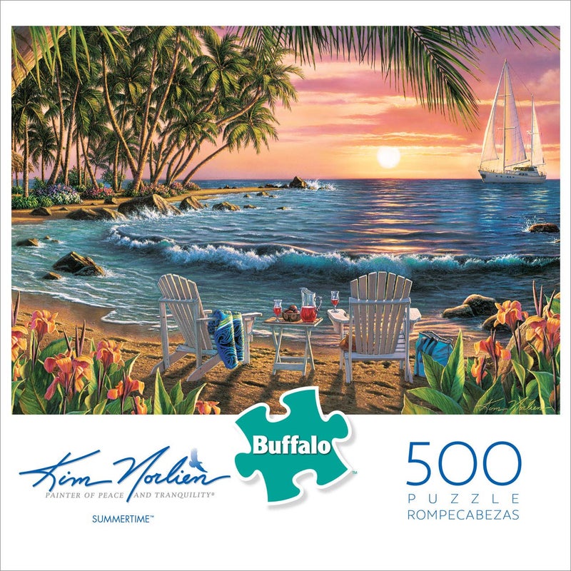 Buffalo Games - Kim Norlien - Summertime - 500 Piece Jigsaw Puzzle For Adults -Challenging Puzzle Perfect for Game Nights - Finished Size is 21.25 x 15.00 - Image 2
