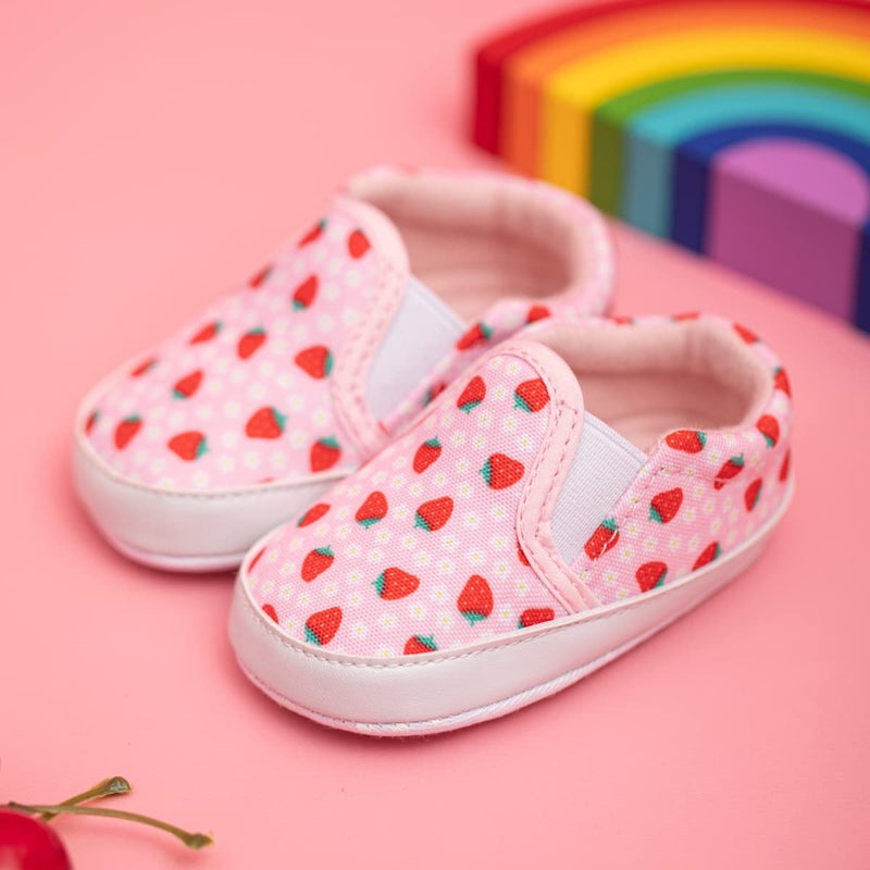 ohsofy Morbido Infant Baby Boys Girls Canvas Sneaker Toddler Slip On Anti Skid Newborn First Walkers Candy Shoes for 0-18 Months - Image 2