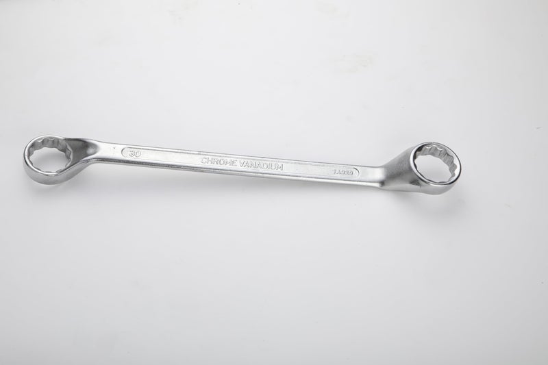 AGRICO Tata 30 X 32 mm MAT RING spanner | Glossy Finish Spanners | Double Ended With Offset Handles | Anti-Slip & Anti-Corrosion properties - Image 1