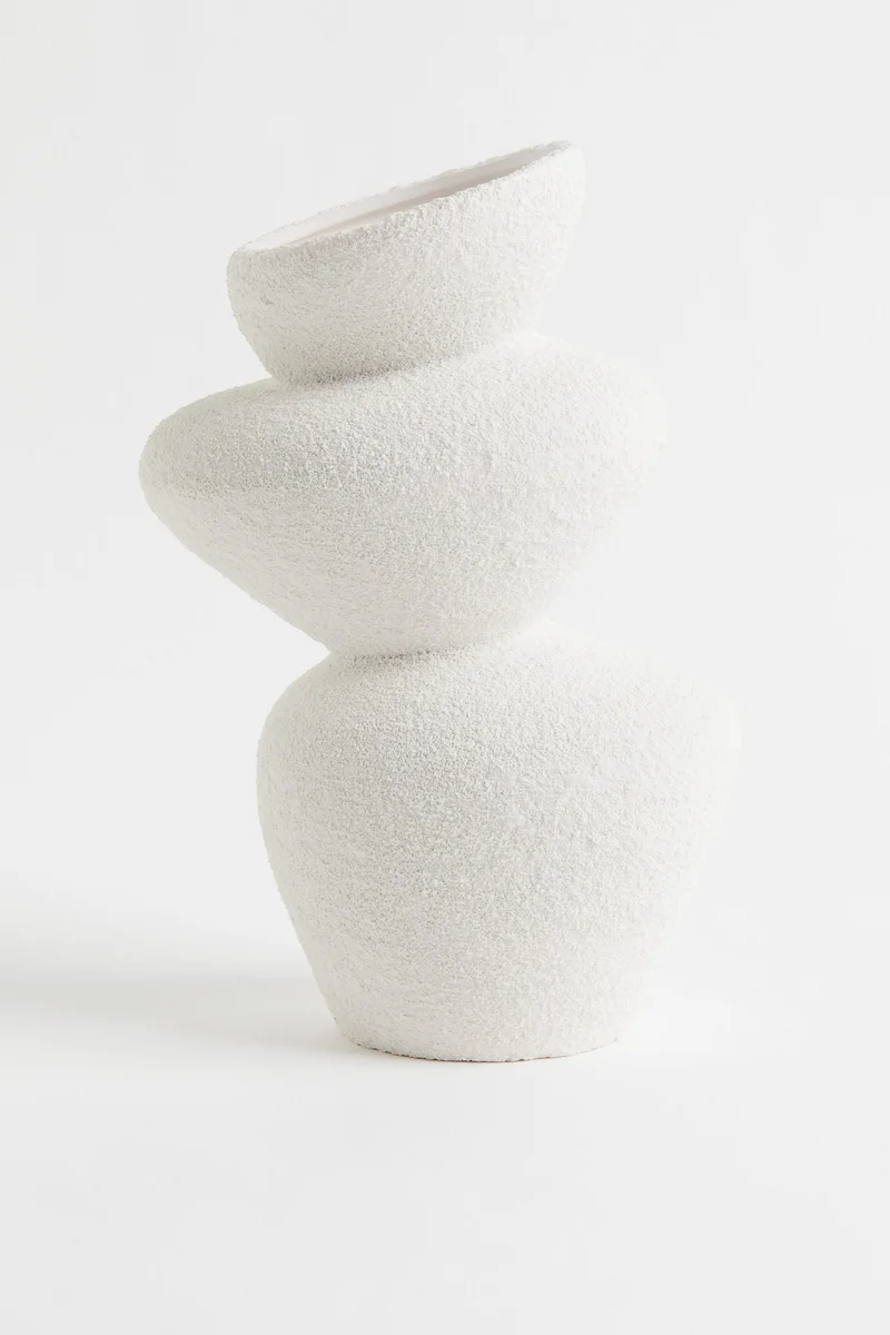 H&M Stoneware vase
