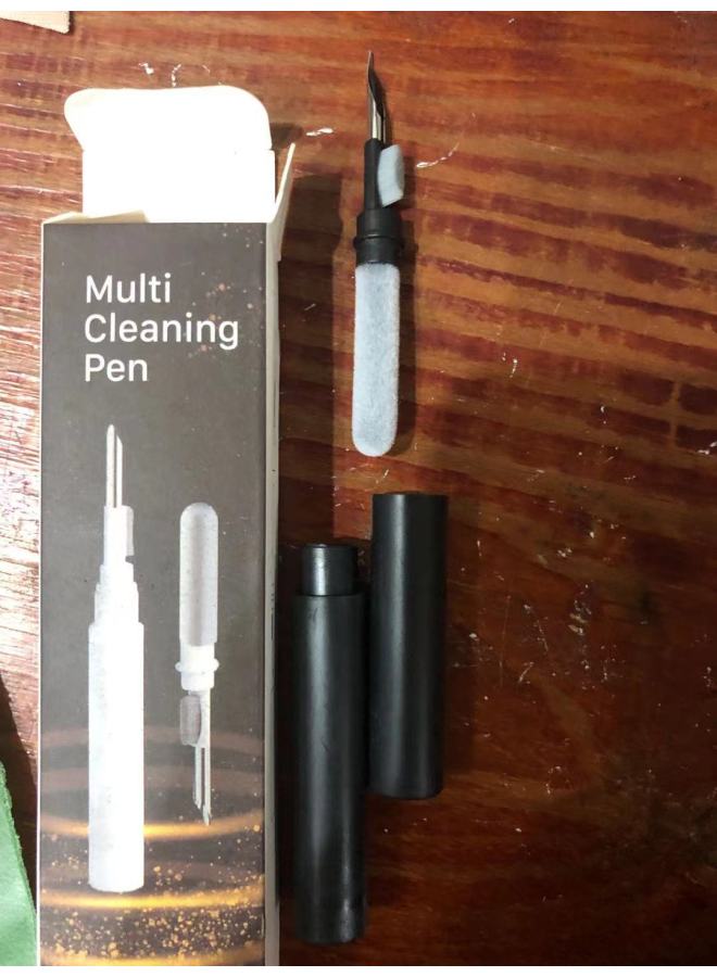Bluetooth Headset Cleaning Brush Earbuds Clean Pen Keyboard Cleaner Earbuds Cleaning Pen Wholesale-Color:First-generation Black Pearlescent Bag  - Image 1