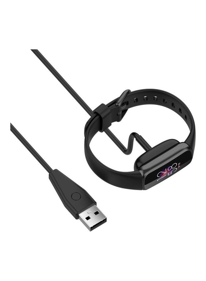 2-Pack of Charging Cable for Fitbit Luxe / Charge 5 / Charge 6 Black - Image 2