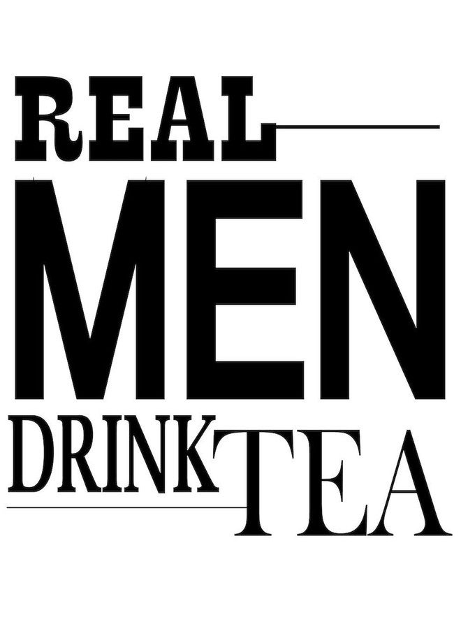 cafe press CafePress Real Men Drink Tea Mugs 11 oz (325 ml) Ceramic Coffee Mug - Image 2
