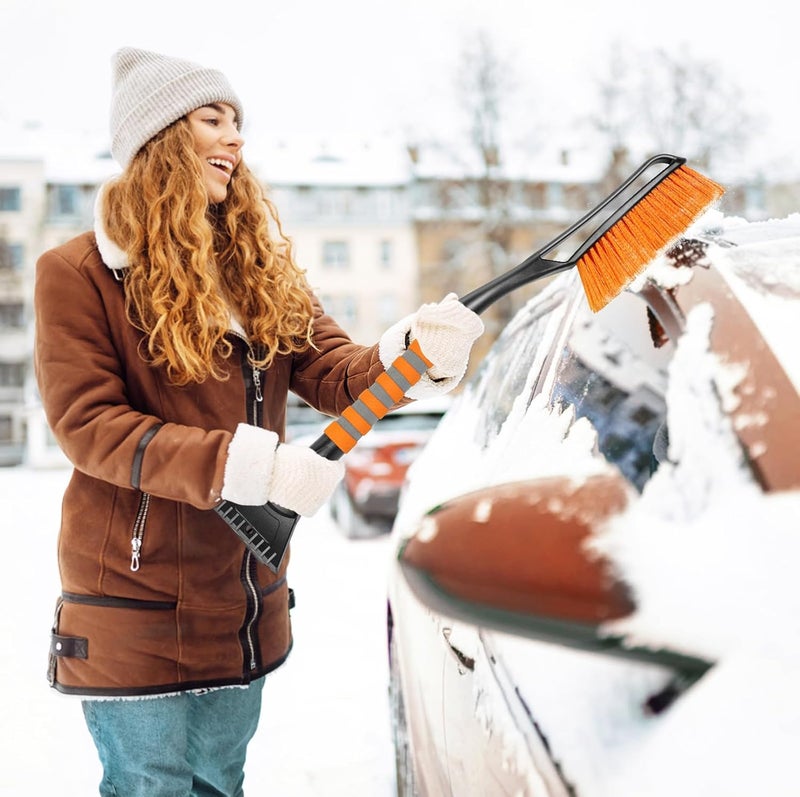 Showvigor 25" Snow Brush and Ice Scrapers for Car Windshield, 2-in-1 Detachable Design with Paint Protection, Extra Long Snow Removal Tool for Cars, Trucks, SUVs - Great for Drivers - Image 5