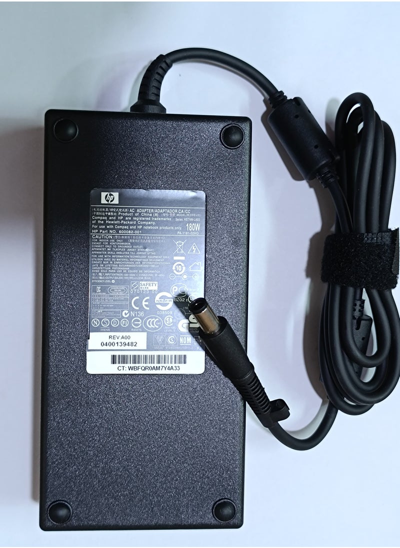 CS AC Adapter 19.5V 9.5A 180W Power Supply for HP  IQ500 600082-001 HSTNN-LA03 PA-1181-02HQ Laptop Charger  - Image 1