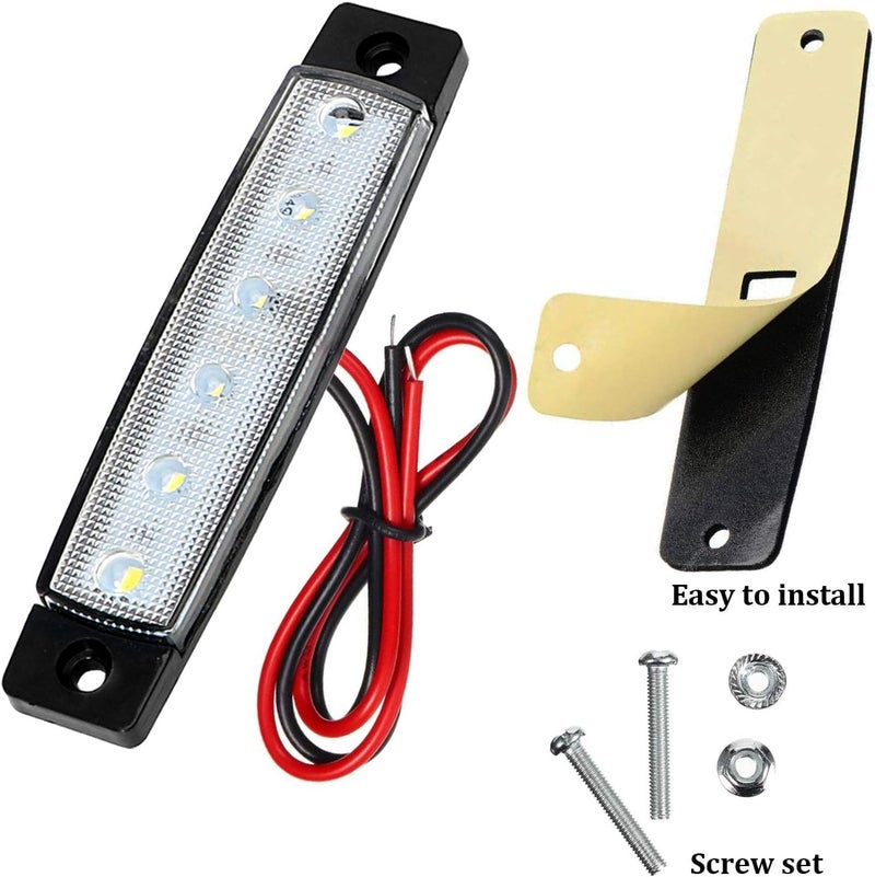 KEING 10X Led Rock Lights, Strip Light, Wheel Well Light, Waterproof Exterior Interior Light, Led Underglow Kit for Golf Cart, Jeep Wrangler, RZR, Offroad, Truck, RV, UTV, ATV, Ford, Snowmobile (White) - Image 3