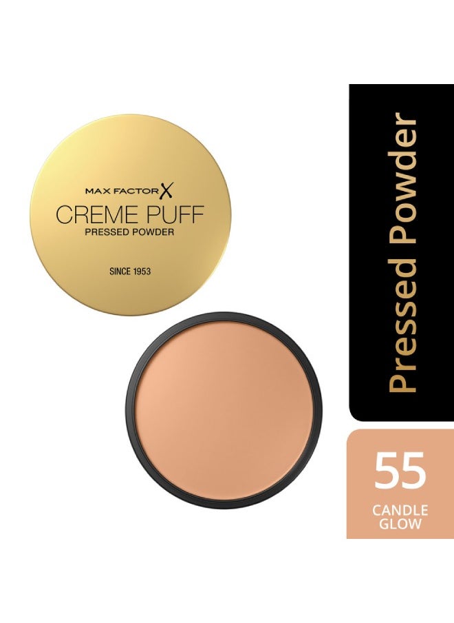 Max Factor Max Factor Creme Puff Pressed Compact Powder - 055 Candle Glow, 21 g  - Image 2