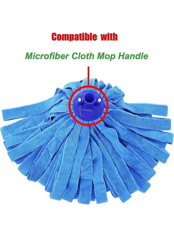 Generic Multicolor Floor Cleaning Mop – Heavy Duty Cotton Strips Mop Head with Strong Handle – Super Absorbent for Home, Office, and Commercial Use - Image 4