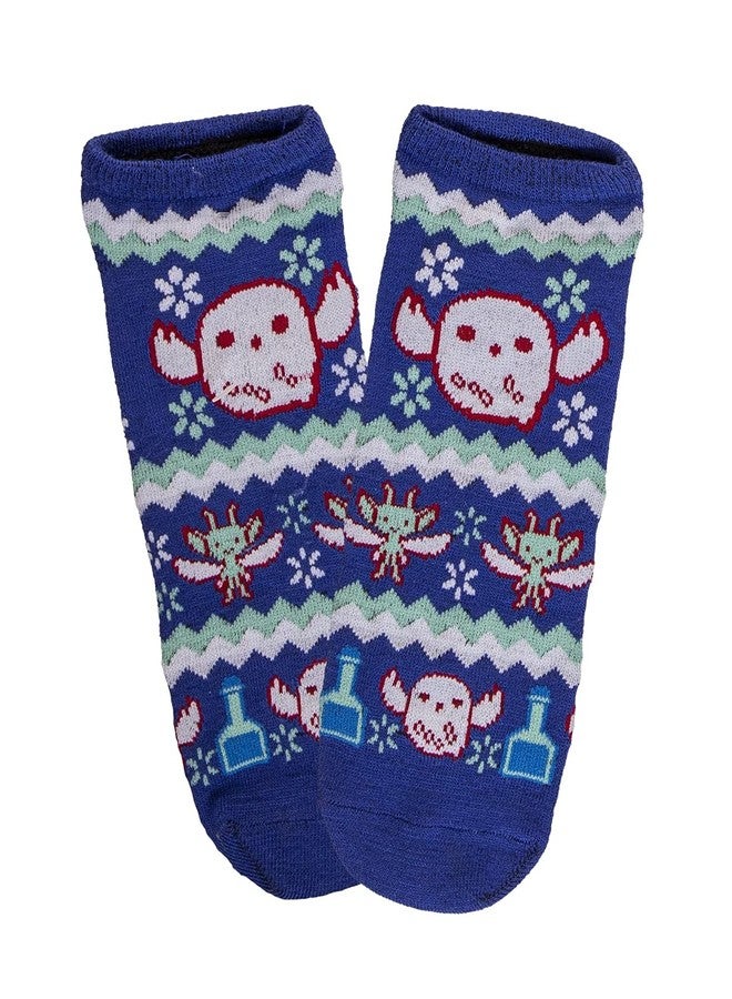 هاري بوتر جوارب قصيرة للجنسين من هاري بوتر، هوجورتس، هيدويج، ومقدسات الموت، بنمط العطلات، عبوة من 5 جوارب - Image 2