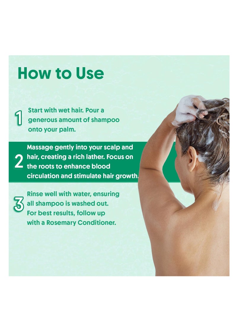 Aravi Organic Aravi Organic Rosemary Hair Growth Shampoo - Enriched With Rosemary, Green Tea & Caffeine - For All Hair Types - For Men & Women - Sulfate & Paraben Free 200 ml  - Image 5
