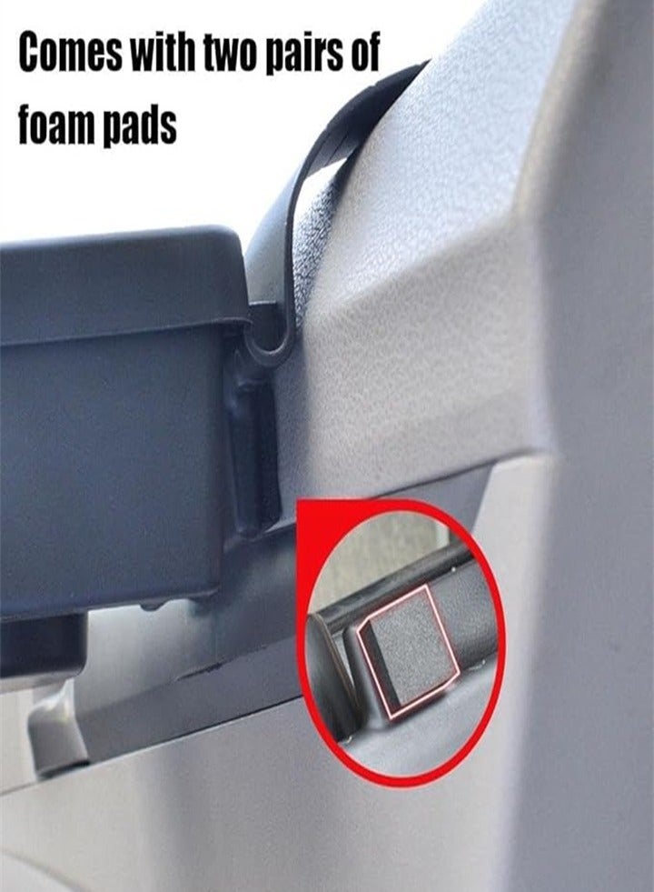 Generic Car storage box with cup holder, beverage holder, side window mobile phone slot, car storage hanging multifunctional rack, simple and convenient  - Image 4