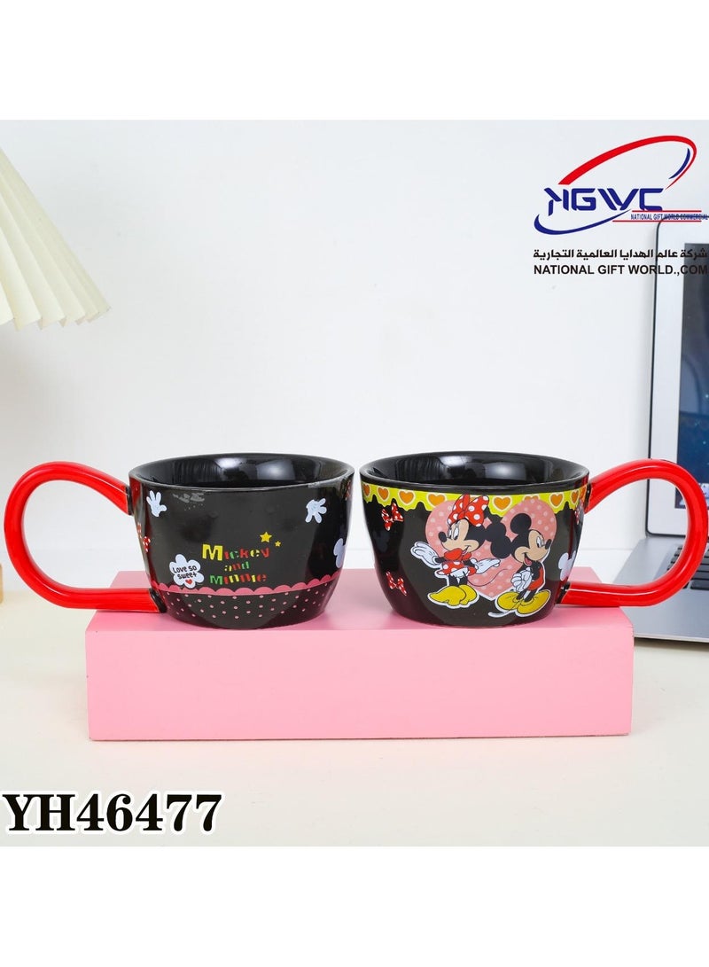 Distinctive and elegant ceramic couples cup