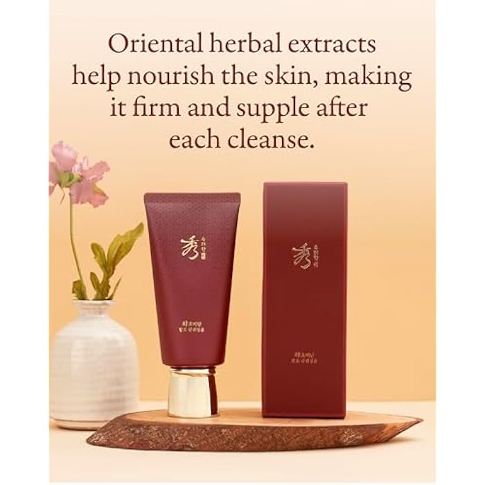 Sooryehan Hyobidam Fermented Cleansing Foam (5.4 fl oz) - Korean Skincare for Thorough Cleansing, Moisture Retention, and Softening Effects. with Baekhyodan™ to Remove Impurities - Image 4