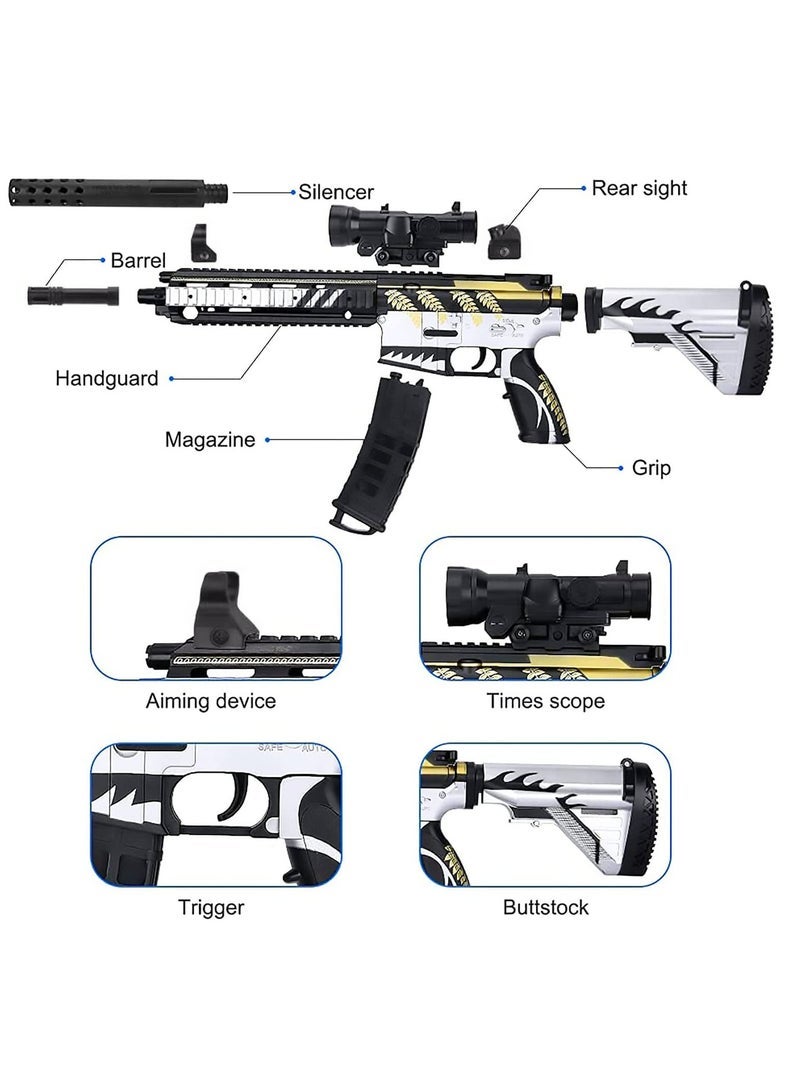 Moonmen Toys Sports & Outdoor Play Blasters Gel Balls Blaster Toy Gun 106cm M416 with 30000 Water Beads For Kids - Image 2