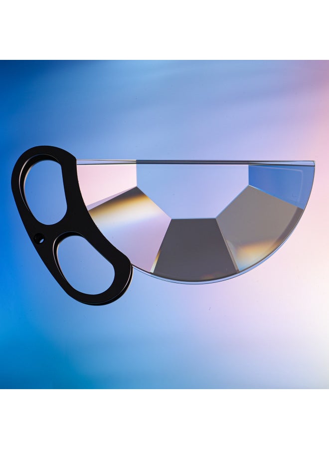 79/100/150mm Handheld Semicircle Kaleidoscope Special Effect Filter Photography SLR Camera Accessories-Color:150mm  - Image 1