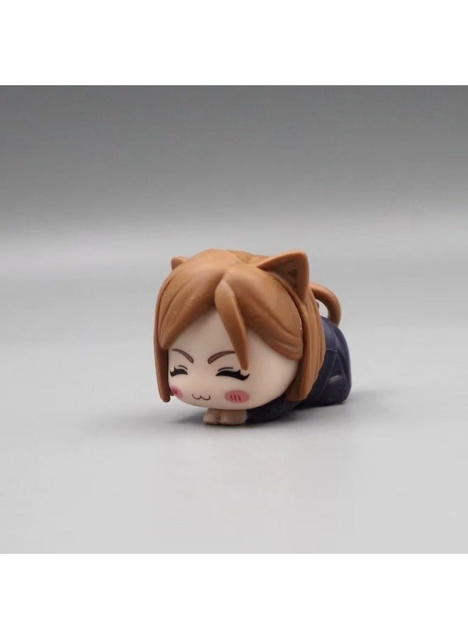 عام مجموعة من أربعة الكذب جوجوتسو كايسن لطيف دمية سطح المكتب الديكور الديكور غوجو ساتورو نموذج لعبة الديكور جمع هدية - Image 5