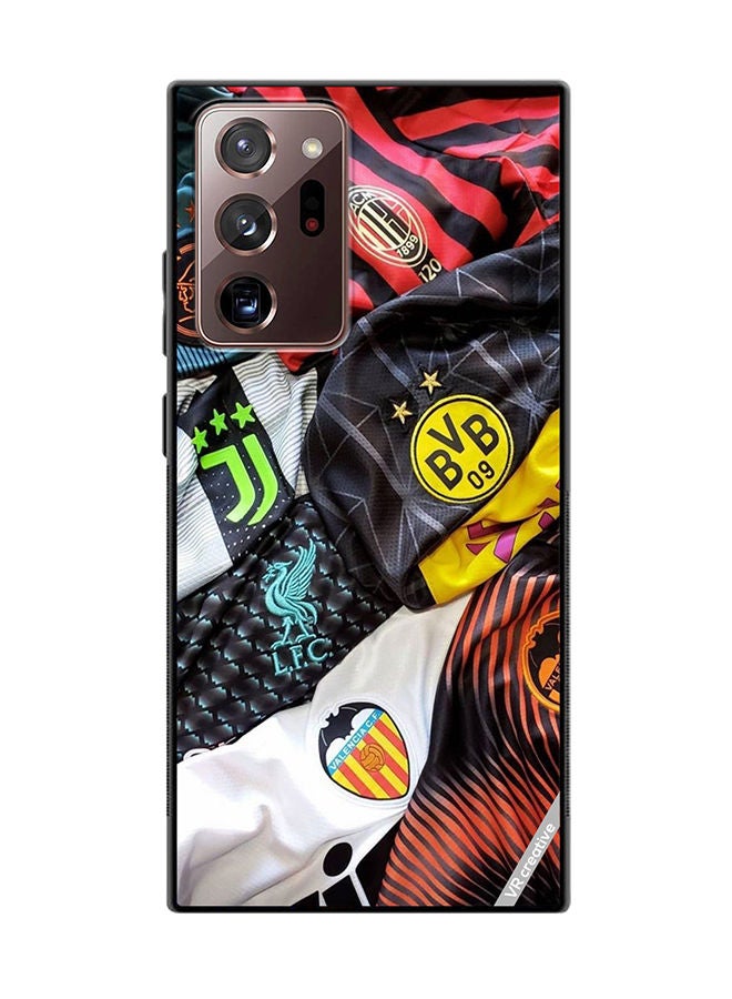 VR CREATIVE Protective Case Cover For Samsung Galaxy Note20 Ultra 5G Fabric Design Multicolour - Image 1