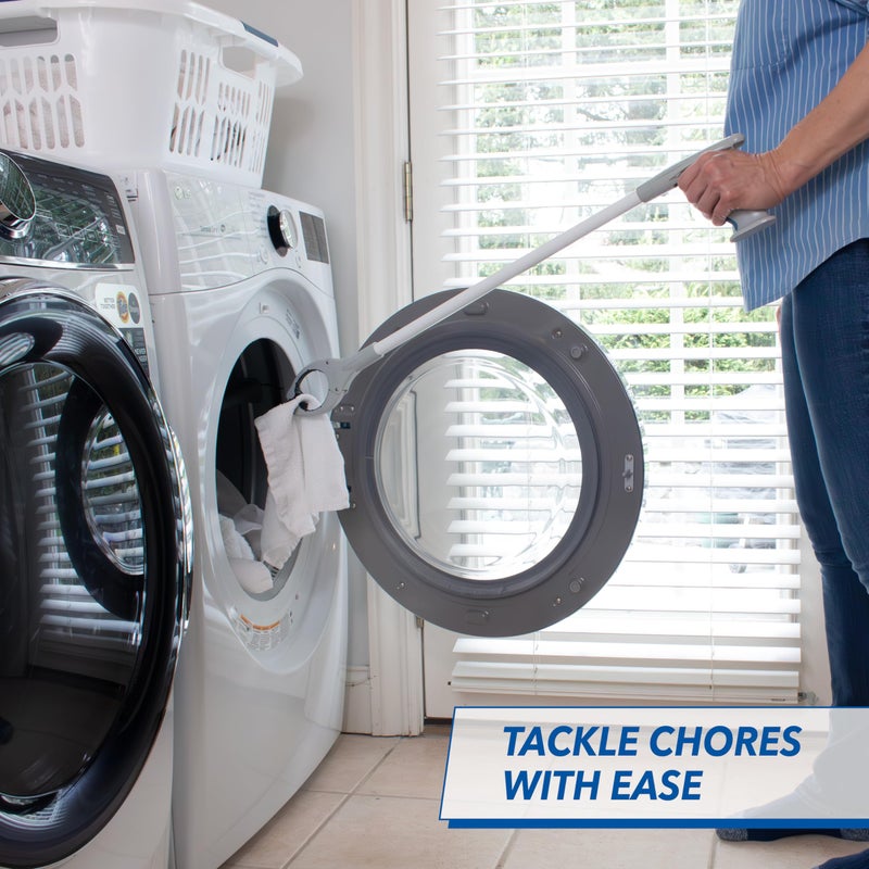 Unger 32â€ Grabber Plus Reacher Tool and Trash Picker Upper, Built-In Magnet and Economic Grip, Claw Pickup and Yard Clean Up, Reaching Assist for Seniors, Safely Perform Tasks - Image 3