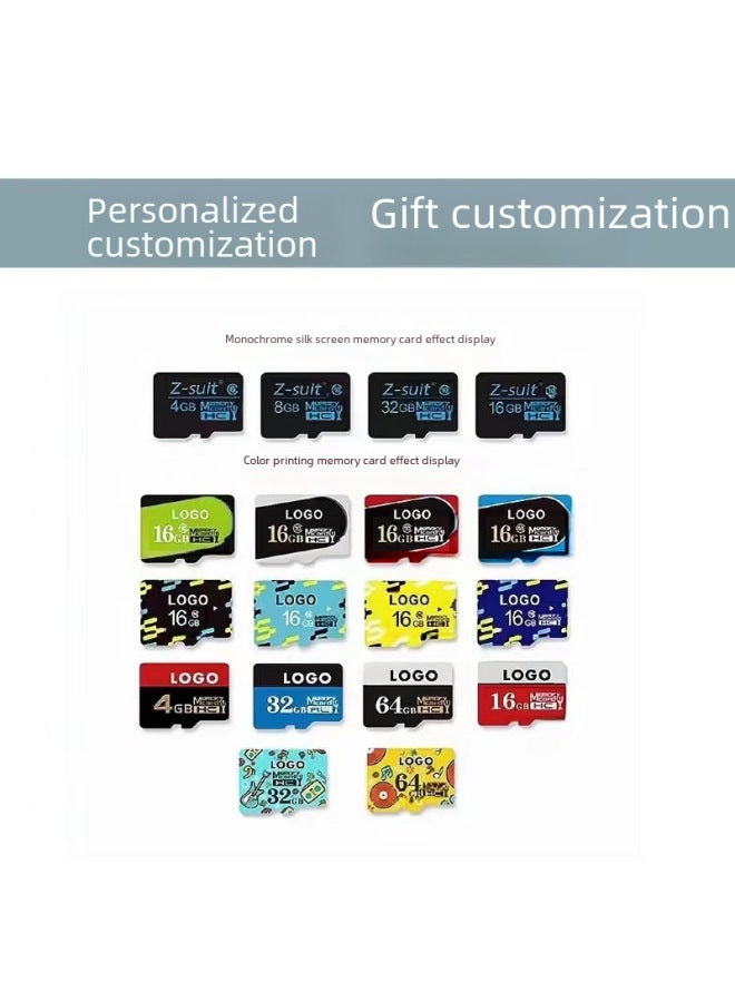 مبيعات المصنع مباشرة بطاقة ذاكرة 8G بطاقة 16gTF 32G كاميرا مراقبة عالية السرعة سيارة مخصصة مسجل القيادة 64-اللون: أحمر تغليف بطاقة واحدة-السعة: 64 جيجابايت - Image 3