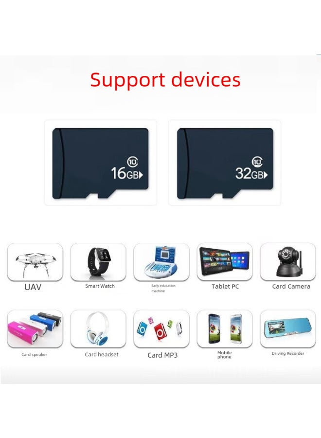 مبيعات المصنع مباشرة بطاقة ذاكرة 8G بطاقة 16gTF 32G كاميرا مراقبة عالية السرعة سيارة مخصصة مسجل القيادة 64-اللون: أحمر تغليف بطاقة واحدة-السعة: 64 جيجابايت - Image 4