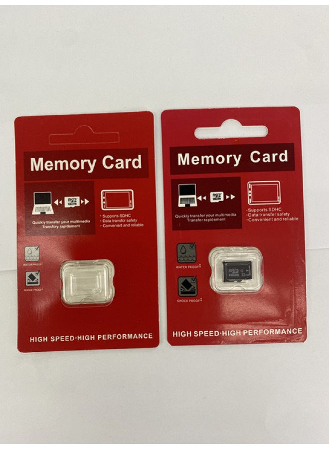 مبيعات المصنع مباشرة بطاقة ذاكرة 8G بطاقة 16gTF 32G كاميرا مراقبة عالية السرعة سيارة مخصصة مسجل القيادة 64-اللون: أحمر تغليف بطاقة واحدة-السعة: 64 جيجابايت - Image 1