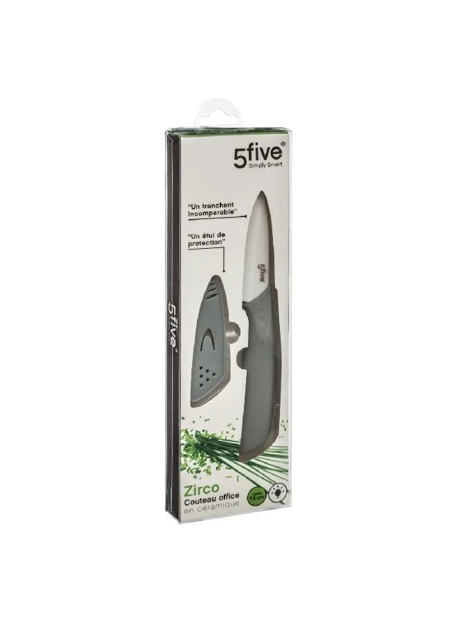 Five Simply Smart Zirco Ceramic Paring Knife Grey and Silver 7.5 cm 146630