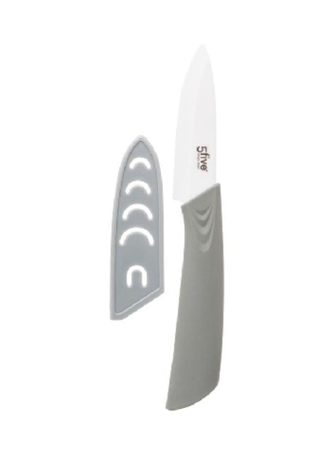 Five Simply Smart Zirco Ceramic Paring Knife Grey and Silver 7.5 cm 146630 - Image 3