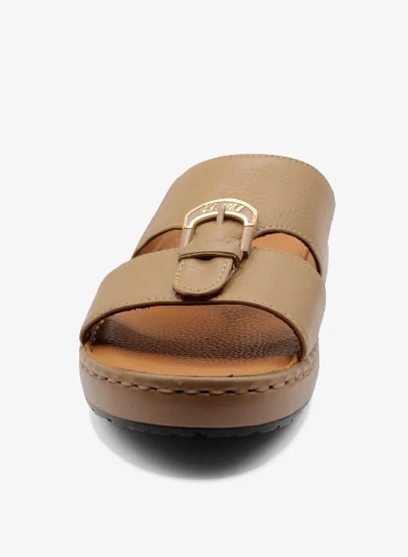 Al Reem Al Reem Z8029 Tan Leather Men's Arabic Sandal's