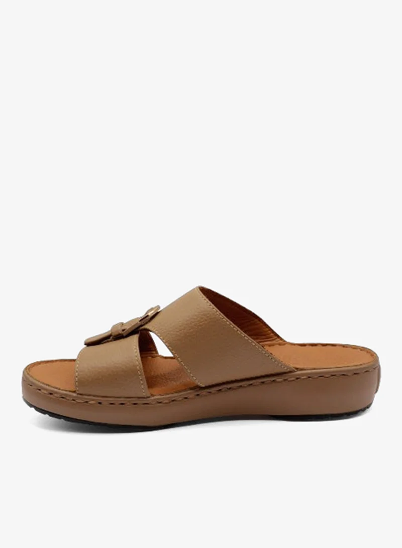 Al Reem Al Reem Z8029 Tan Leather Men's Arabic Sandal's