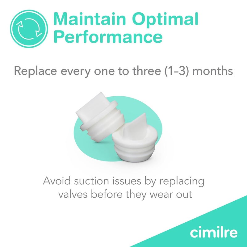 Cimilre Valves Spare Duckbill Valve Pump Parts for Cimilre Breast Shield Breast Pump Replacement Parts Set of 2 - Image 4
