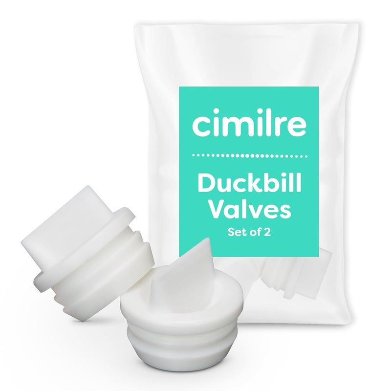 Cimilre Valves Spare Duckbill Valve Pump Parts for Cimilre Breast Shield Breast Pump Replacement Parts Set of 2 - Image 1