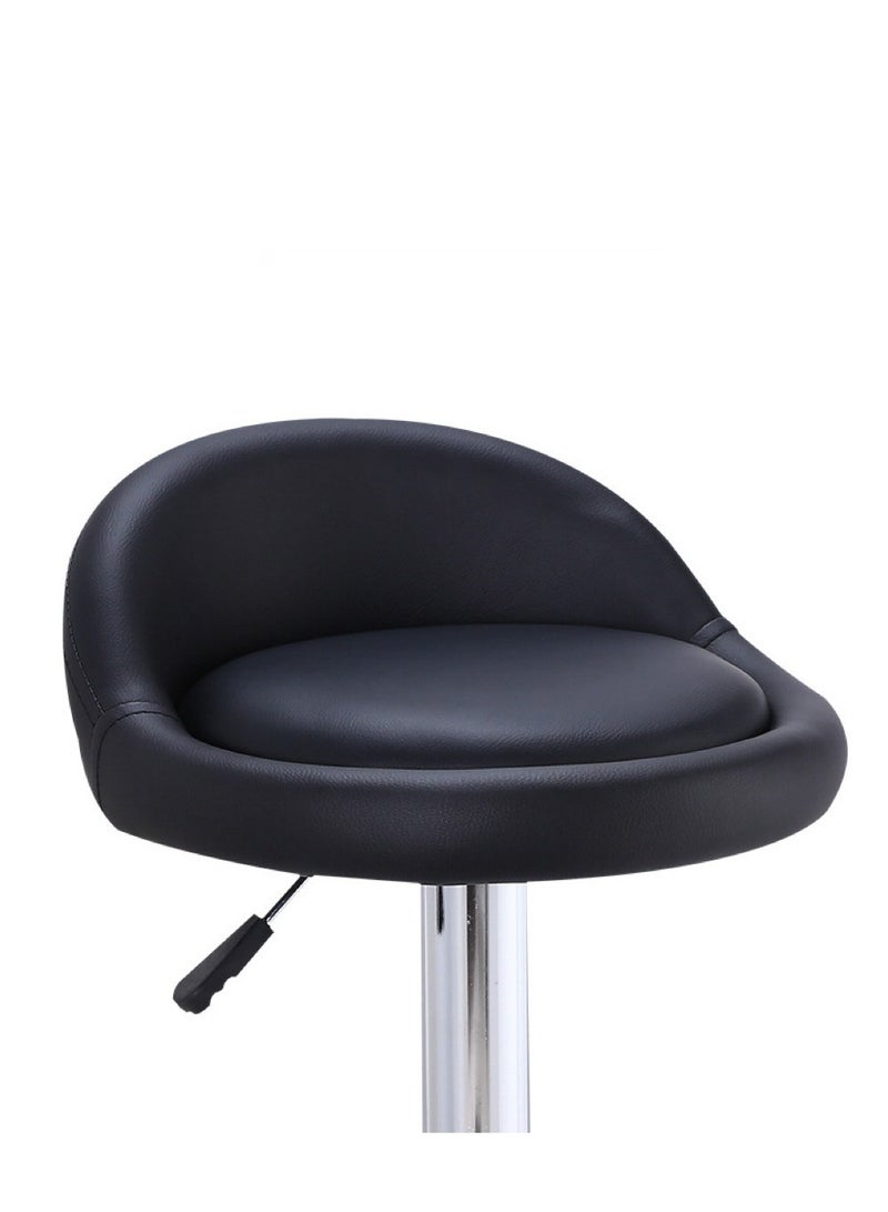 Generic Adjustable Height 360 ° Rotating Bar Chair PU Leather Home Fashion High Stool Coffee Shop Chair  - Image 2