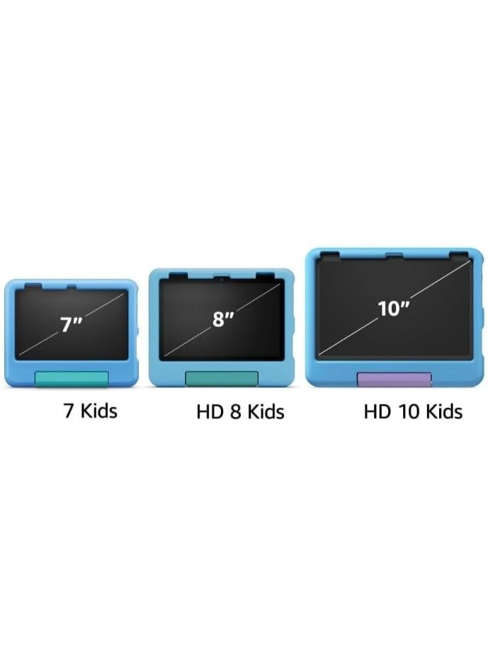 Kids tablet HD 10 Kids tablet 32 GB (newest gen) | ages 3–7, includes ads-free books, games, apps and videos that children love, 10.1" brilliant screen, parental controls. (BLUE) - Image 4