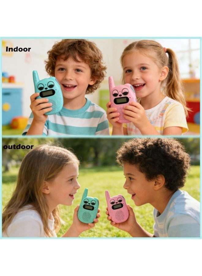 QNIGLO Kids' Telephone Communication Toy 2-Pack – Rechargeable, with Wrist Strap, Outdoor Camping Gear, Perfect Gift for Boys and Girls Aged 3-12 - Image 3